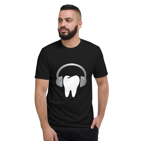 Tooth Headphones Short-Sleeve T-Shirt