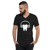Tooth Headphones V-Neck Shirt